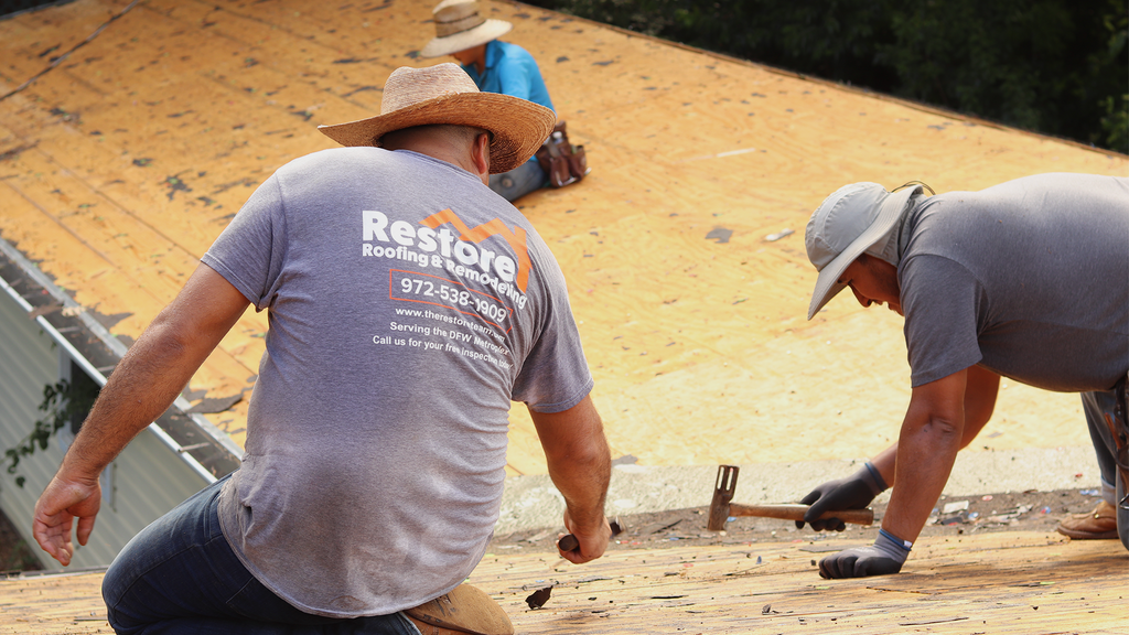 LocateWater's tweet photo. The Restore Roofing &amp; Remodeling Team is one you can trust, we hold the highest standard for the people working on your project! Give us a call for your FREE Roof Inspection 972-538-1909 Refer a Friend: https://t.co/cu2PNJN5qN #roofing #contractor #remodeling #roofs #construction https://t.co/38aGp7FUbi