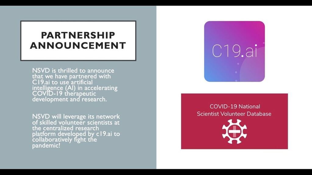 COVID19_NSVD's tweet image. We are thrilled to announce that #NSVD has teamed up with @C19ai! This effort combines the power of #Scientists with the power of Artificial Intelligence to research #COVID19 c19.ai
#EpiTwitter #AcademicTwitter #AI #FollowFriday
