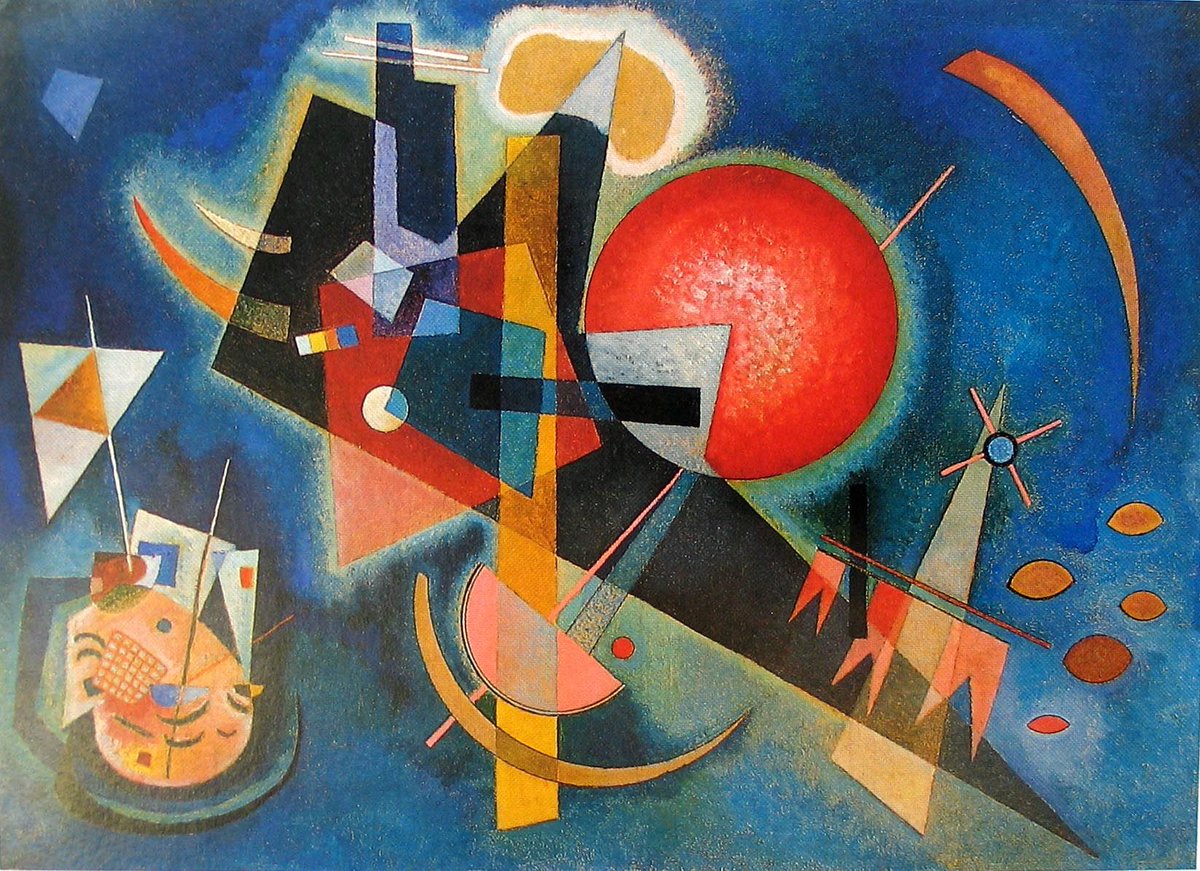 In Blue, 1925 🎨 Wassily Kandinsky