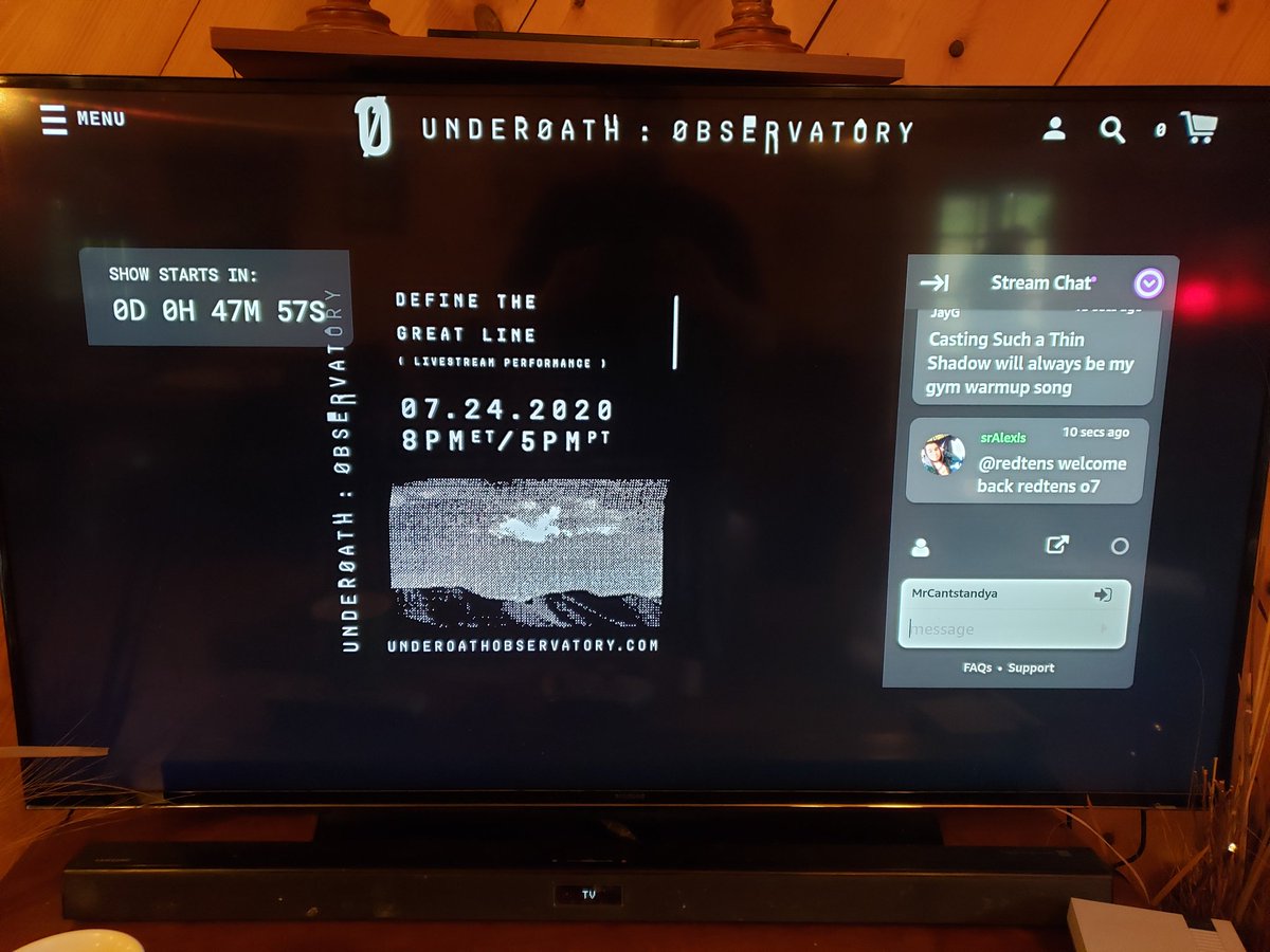 Steele__'s tweet photo. Pregame for #DefineTheGreatLine Let's goooooooooooo!!!! @UnderoathBand https://t.co/LwP50lrT2r