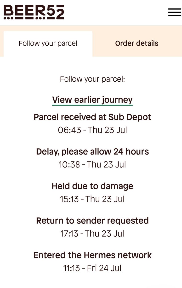#fragile delivery expertly looked after @Hermesparcels