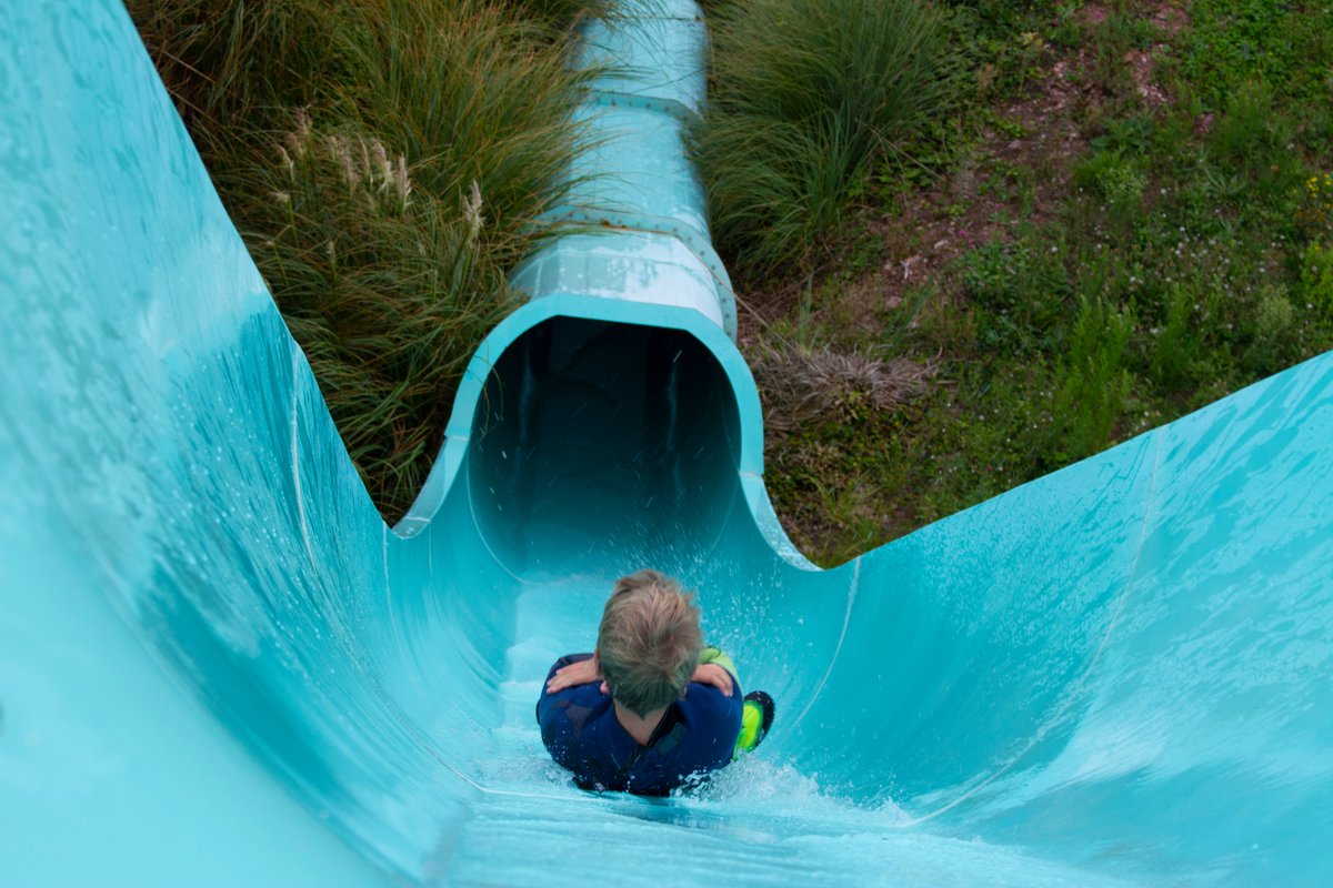 SplashdownQW's tweet photo. We are pleased to be open again for the summer 2020 fluming season.  We are open everyday from 9am until 6pm until 6th September 2020.  All tickets must be purchased online - please see our visiting info for COVID Security https://t.co/HseEWw10rB and booking facility. https://t.co/tX1uC0Fv3j