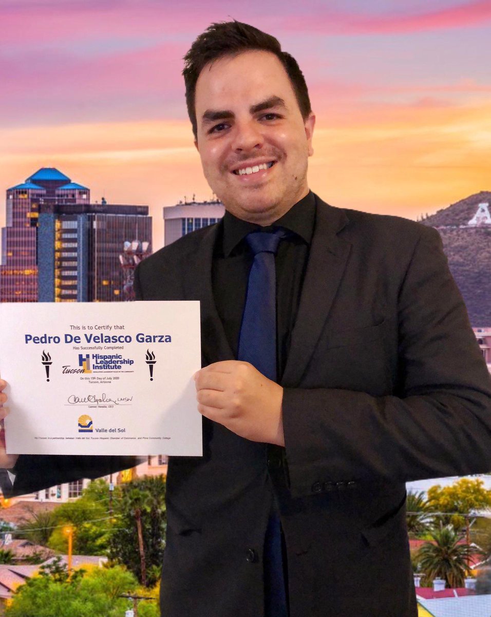 pedrodevelasco's tweet photo. Certainly a great honor and privilege to be part of @HliTucson’s #Classof2020, and to share with my classmates the evenings of the last Wednesdays. My recognition to @AlmaVPeralta &amp; @ricardomb85 for adapting our sessions to a virtual experience, ¡BRAVO! #OneStepCloserToMyGoals https://t.co/SxsytAPagJ
