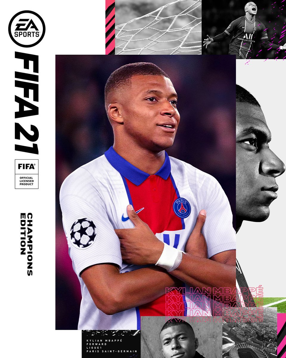 LazaEdits's tweet photo. Hoy cuando vi que Mbappé se lesionó me acrodé de un video de @davidblogscool llamado "La Maldición de las Portadas de @EASPORTS" y creo que es cierto https://t.co/5PnYquvCVl