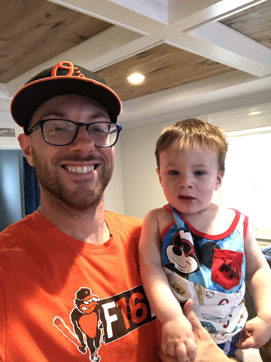 mpierro21's tweet photo. Ready for opening night!! @Orioles @TreyMancini https://t.co/PtWfRp2fED