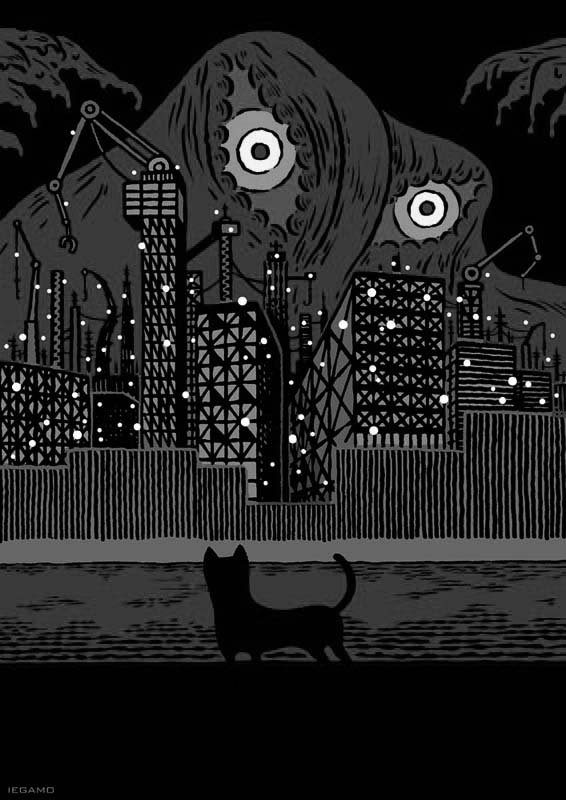 いえがも 禁酒人 絵をモノクロにするとかっこいい やってみた イラスト ヘドラ ゴジラ タッコング メトロン星人 いえがも 禁酒人 絵をモノクロにするとかっこいい やってみた イラスト ヘドラ ゴジラ タッコング メトロン星人