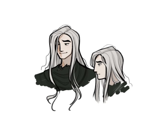 oh here are a couple of doodles that i did while answering asks abt my thk gijinka! #HollowKnight 