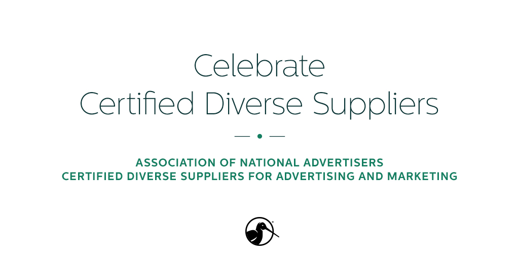 dowitcherdesign's tweet photo. We are proud to be showcased in the @ANAmarketers list of certified diverse suppliers for marketing and advertising! #WBO #WBE #LGBTE #WOSB #ANAmarketers
Read more: https://t.co/rqEXfXsWui 
See the list: https://t.co/Jy53dv0VRZ https://t.co/1DSmb1U4GR