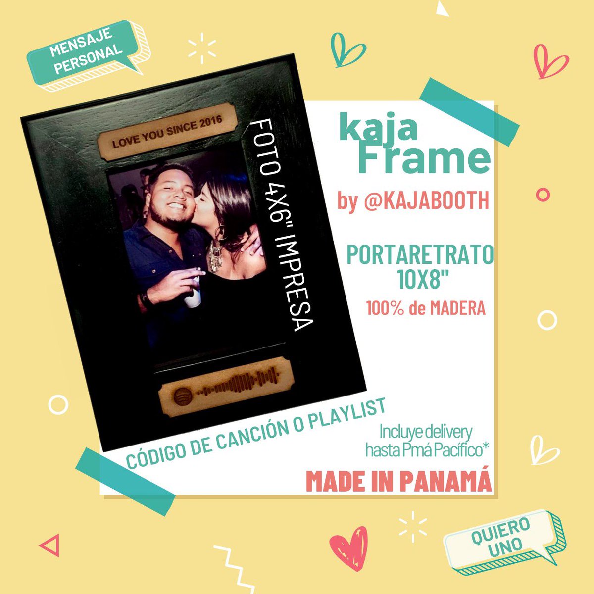madamz15_'s tweet photo. Contenta con el primer modelo final de un proyectito que tuve en mente desde hace unos meses para intentar que @kajabooth siguiera generando recuerdo personalizados a pesar del COVID. Orgullosa de que sea mano de obra 100% local 🥰✨ https://t.co/JgMolXiLlU