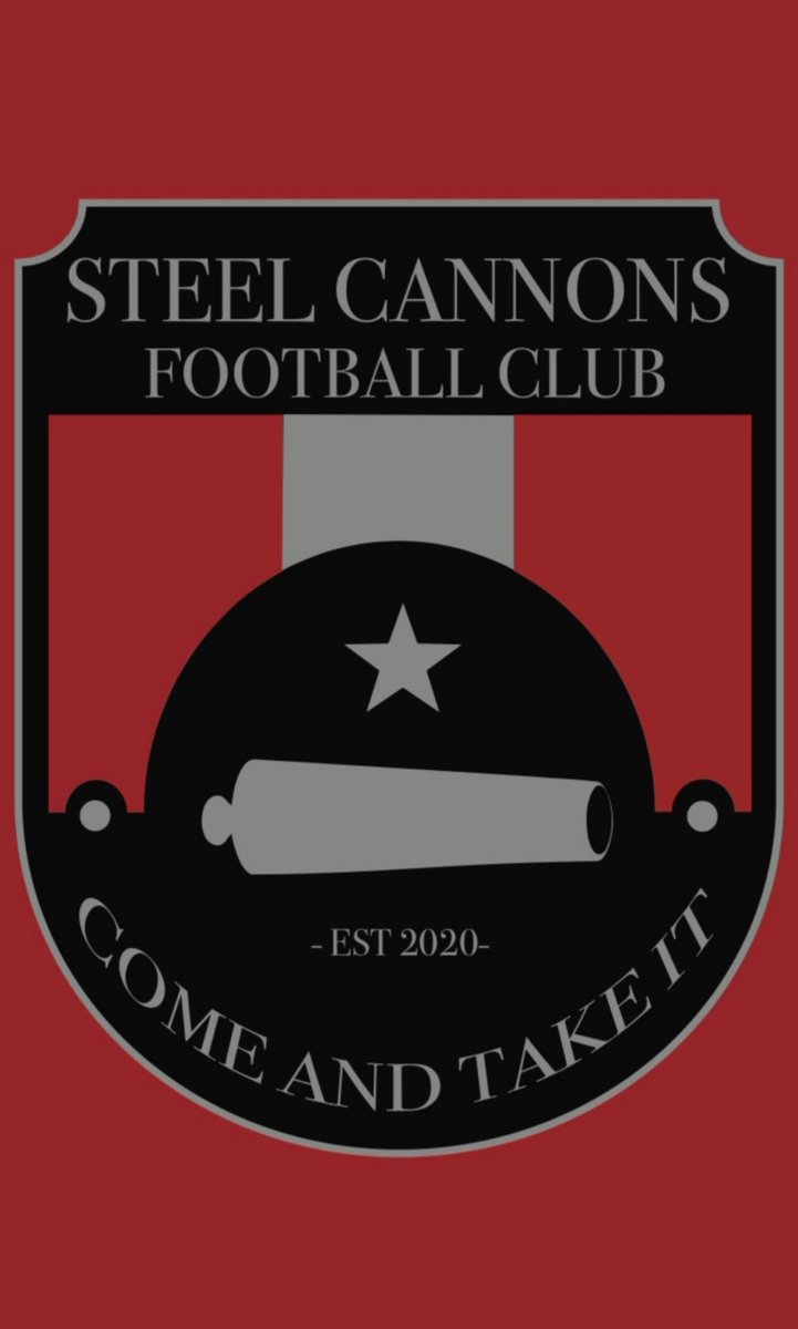 Steel Cannons FC reveals new logo!!! 
OUR CITY, OUR HISTORY, OUR BRAND. COME AND TAKE IT! #REMAKEHISTORY #STEELTHESHOW
#SCFCTILLIDIE