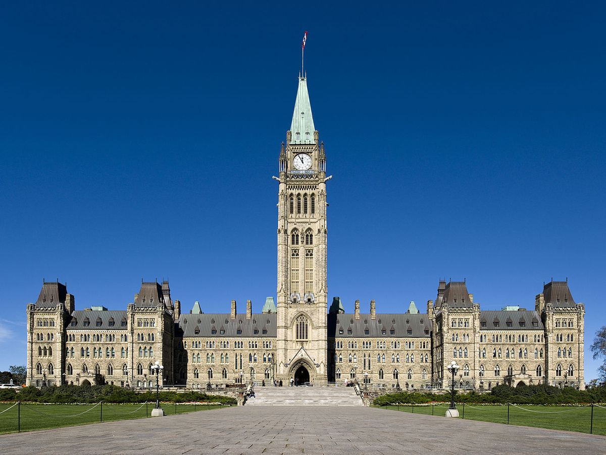 I dig the Gothic style of the Canadian Parliament buildings. Subtly matches with Westminster aesthetics, while still being its own structure.Good job, as is so often the case, Canadians.