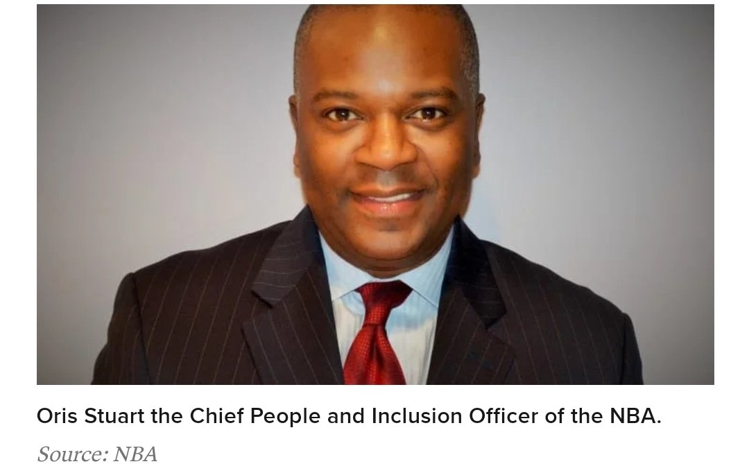 Congratulations Oris Stewart (ENGR 87) on being appointed Chief People and Inclusion Officer for the National Basketball Association! We. Are. Everywhere!😄 🔶⚔️🔷