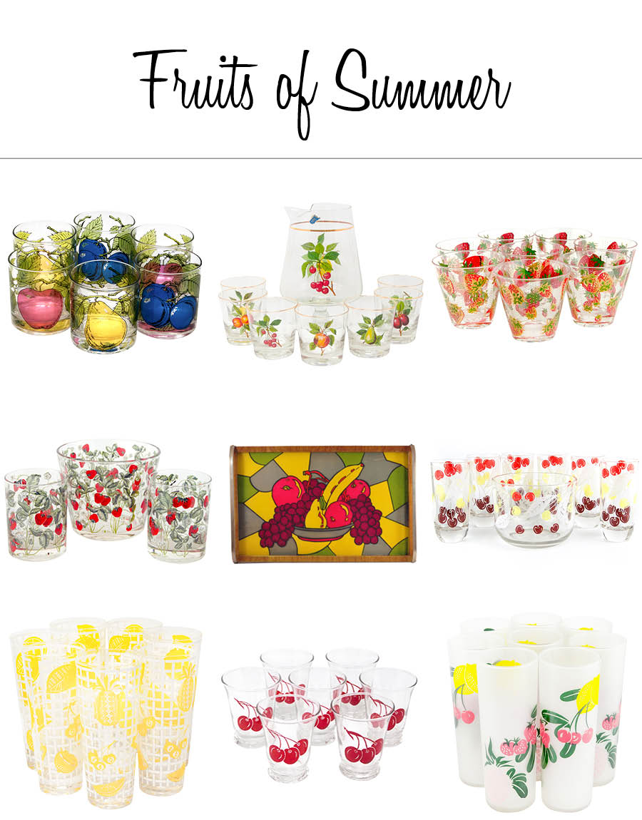 TheHourShop's tweet photo. Celebrate Summer with Fruity-Fun Glassware! Check out our juicy collection of fruit motif glass and barware to really enjoy summer sippin' in style! https://t.co/ApAoJmHwJl https://t.co/xitH1XuCjC