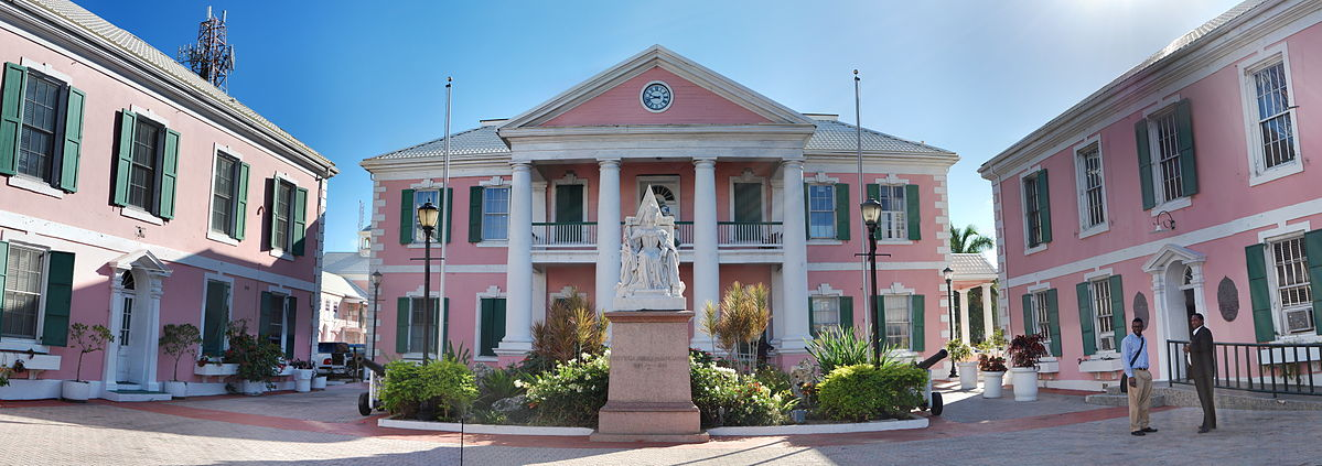 The Bahamanian Parliament is fantastic. We all deserve more buildings in a lovely light pink.