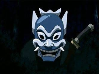 another thing is the mask the blue spirit uses being very similar to the hannya mask, used in the noh theatre