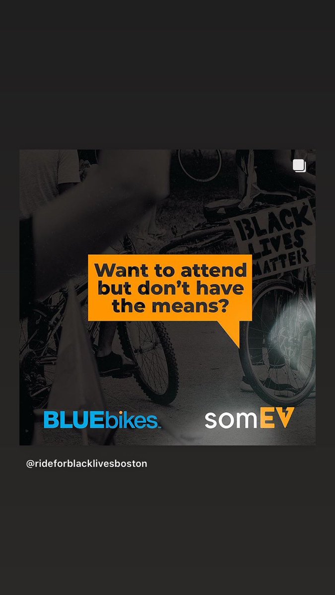 YAbolitionists's tweet photo. Join us tomorrow for the #RideForBlackLives tomorrow!! Don’t have a bike? Check out below for ways to get one for free! Meet 11:30AM @ Franklin Park’s White Stadium!! #BlackLivesMatter https://t.co/woOCKBycDp