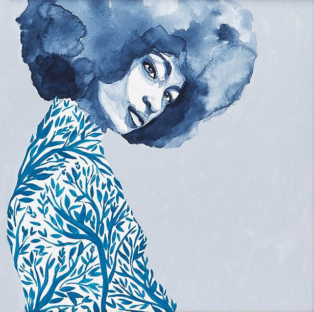 #BlackLivesMattermovement has me thinking about the beauty we all possess inside. Painting in gouache on panel available on our website.