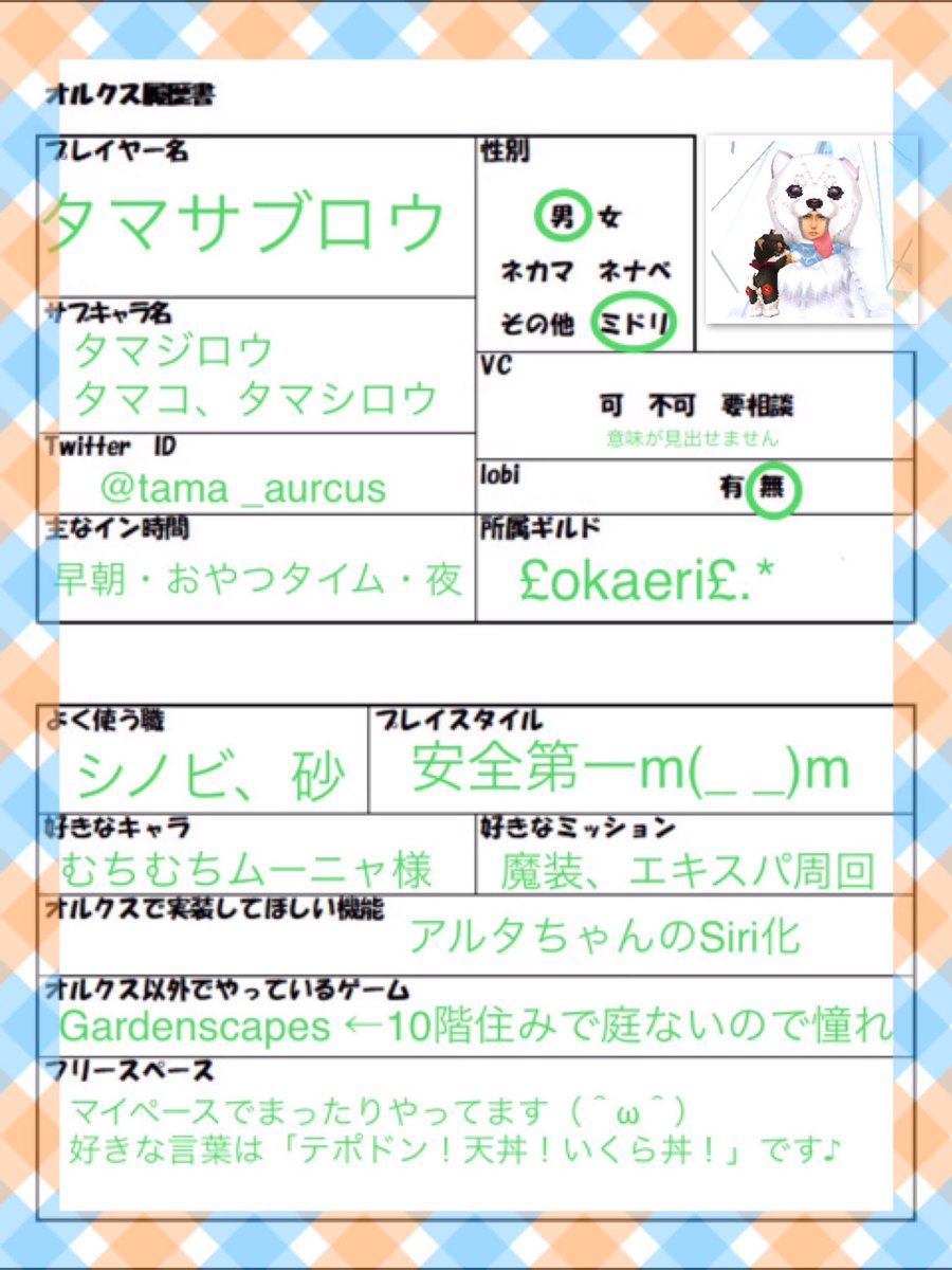 タマサブロウ Tama Aurcus Twitter タマサブロウ Tama Aurcus Twitter