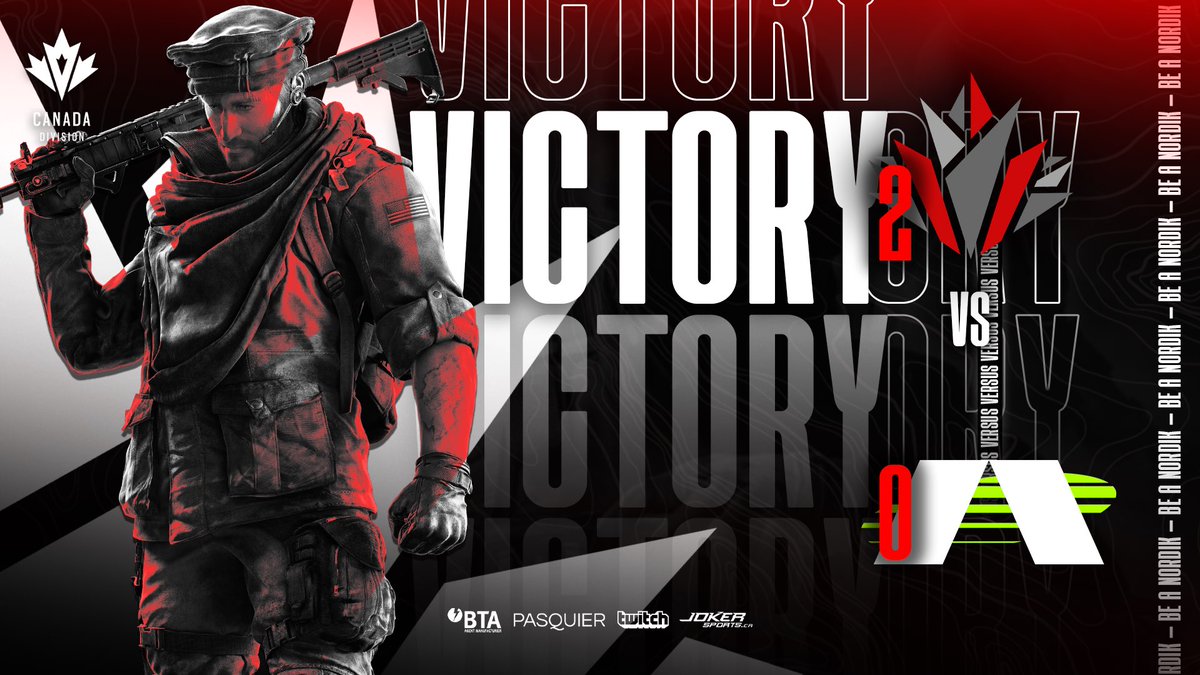 We end the evening with a 2-0 victory.

The seed #2 belongs to us for stage 1 of #R6NAL !

Ggs to <a href="/AltioraGG/">Altiora</a> 

#BeANordik | #QcPride ⚜️