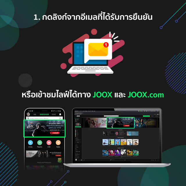 JOOXTH's tweet photo. 📢 ประกาศๆ ใครมีโค้ดชมคอนเสิร์ต #HeavyOrganizer Presents “ #คำภีร์คิดถึงคอนเสิร์ต ” แล้วไม่รู้ว่าใช้อย่างไร ให้ทำตามขั้นตอนนี้เลย!
📌 สำหรับใครที่ไม่มีโค้ดยังซื้อทันนะ
📌 คลิกที่นี่ https://t.co/IvGfTWsX47
#พงษ์สิทธิ์คำภีร์
#PuPongsitOfficial https://t.co/zRDmfdUcEu