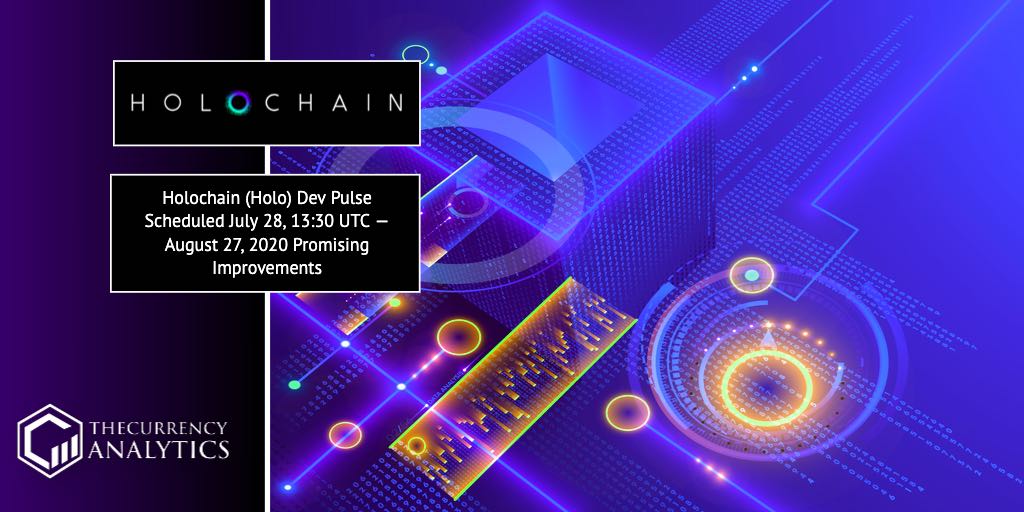 TheCurrencyA's tweet photo. Holochain (Holo) Dev Pulse Scheduled July 28, 13:30 UTC — August 27, 2020 Promising Improvements - Link to Post: https://t.co/5dHE4nNjqZ - Tags: #cryptonews #HoloChain #Devpulse #Holo #holoFuel #devCamp7 #holoPort .@holochain https://t.co/u2Ykebk6Y8