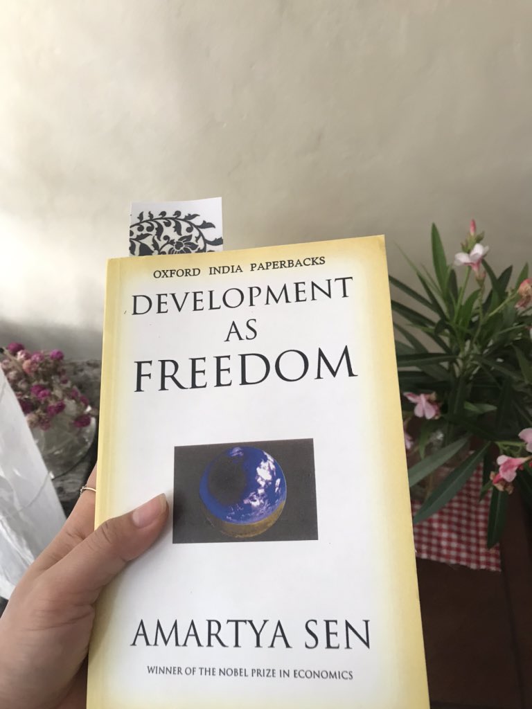 vilinaliyan's tweet photo. Current read : Anyone in development field must have read Amartya Sen theories and thought over and over about juxtaposing it into the current system. According to Sen, freedom means increasing citizens access and opportunities to the things they have reason to value and that 1/2 https://t.co/6xfIKqK7bd