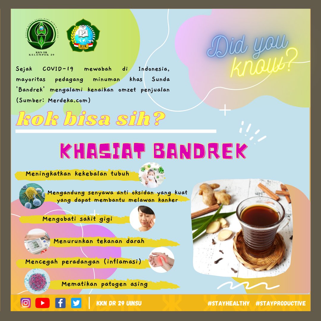 kkn_29's tweet photo. Assalamu'alaikum sobat KKN-DR 29!😆
Kali ini kami mau bagiin info info menarik seputar apa aja yang baik dikonsumsi di masa New Normal seperti saat ini!
#DAY8 #kknuinsu #kkndr #NewNormal #StayHomeStaySafe #StayHealthy https://t.co/jweZ2Qj6KG