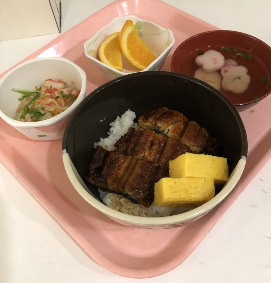 coEYDOcdprKvglo's tweet photo. 豪華　土用の鰻❗
先週のランチ　ひつま��しが
食べたい‼️

#病院食　#ランチ https://t.co/RC1zebPAFE