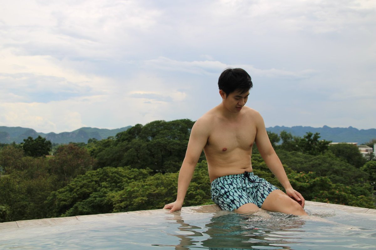 iWanop2's tweet photo. แดดไม่ร้อน ก็ลงน้ำสิคับ 💦#inchantreedoopool https://t.co/TRzZapYOoI