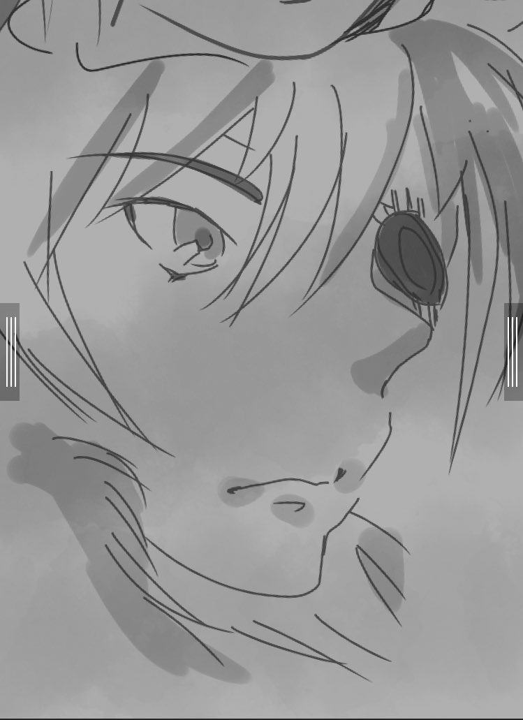 とうしてもかっこよくならない絵を選びたがってしまう病気です #絵をモノクロにするとかっこいい 