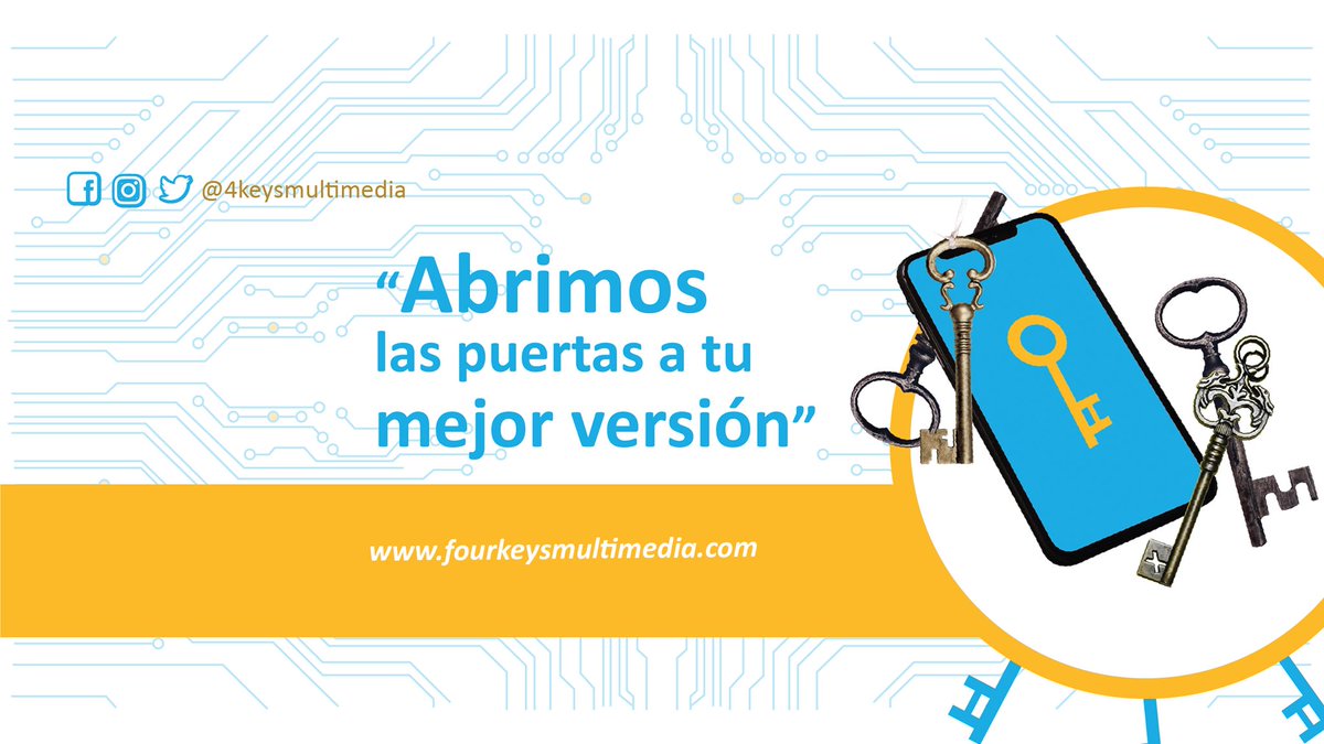 4KeysMultimedia's tweet image. FOUR KEYS MULTIMEDIA

Web fourkeysmultimedia.com
Email info@fourkeysmultimedia.com
Redes Sociales:@4keysmultimedia
Fan Page Facebook web.facebook.com/4keysmultimedia
Instagram instagram.com/4keysmultimedi…
Twitter 
Youtube youtu.be/m7k3CbZ7HjA

#FourKeysMultimedia