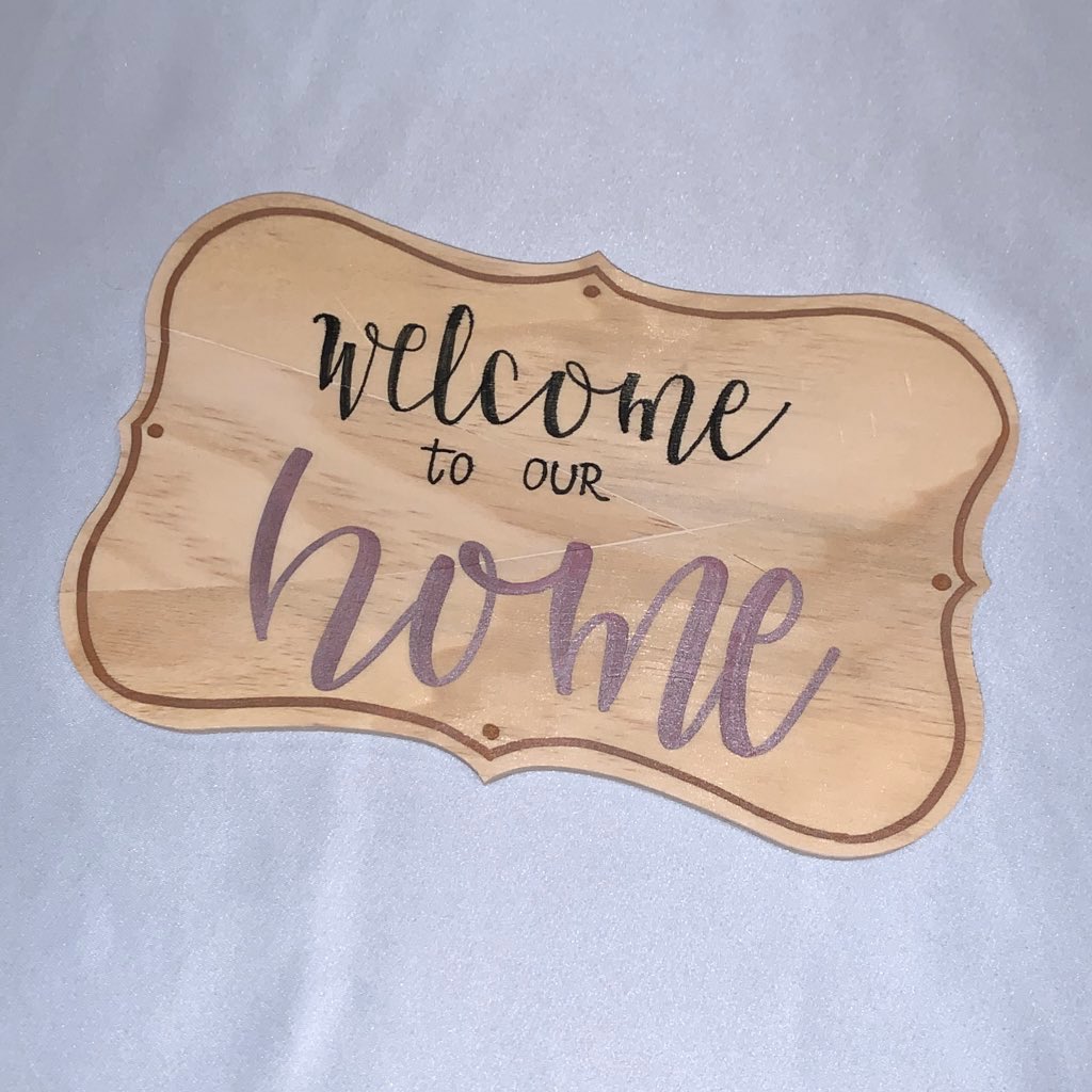 Pls go checkout my online store for calligraphy products. I can do calligraphy for pretty much anything you’d want. Here are some examples of full sheets, stickers, magnets, and wood panels. Use “WELCOME2020” for 10% off your first order :) 

katiescalligraphyshop.com