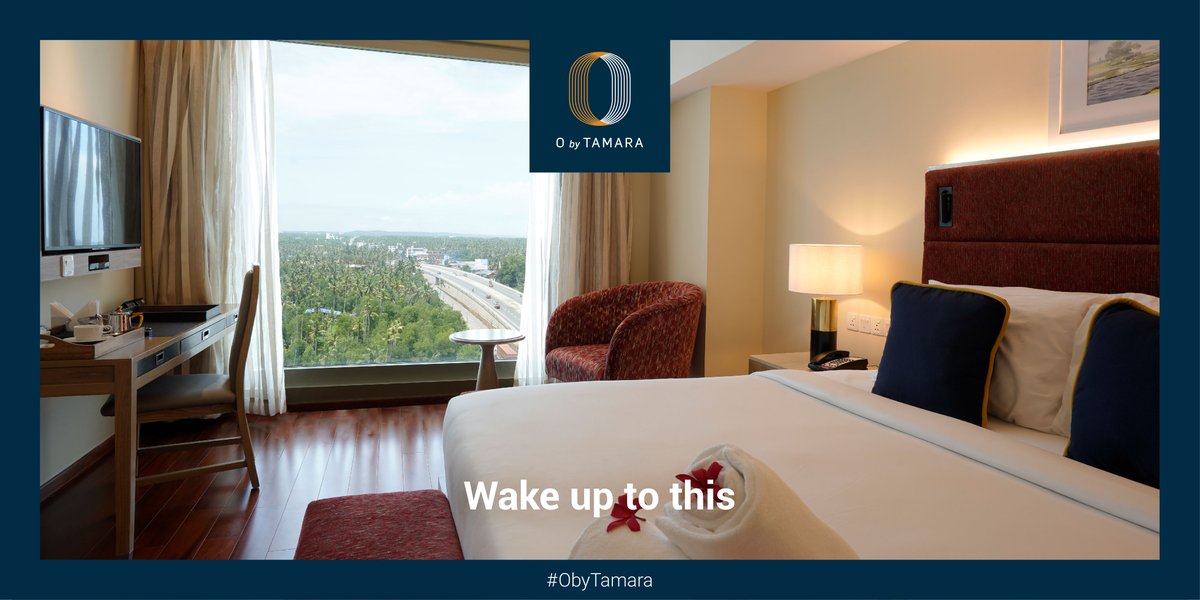 OTrivandrum's tweet photo. The perfect combination of a cosy bed, a steaming hot cup of coffee and the soothing sight of green palms swaying in the breeze... a good morning indeed.

#ObyTamara #TrivandrumHotel #TrivandrumDiaries #TrivandrumVibes #Trivandrum #WhatAView #SuitesatObyTamara #StayatObyTamara https://t.co/AYHxuzE98P