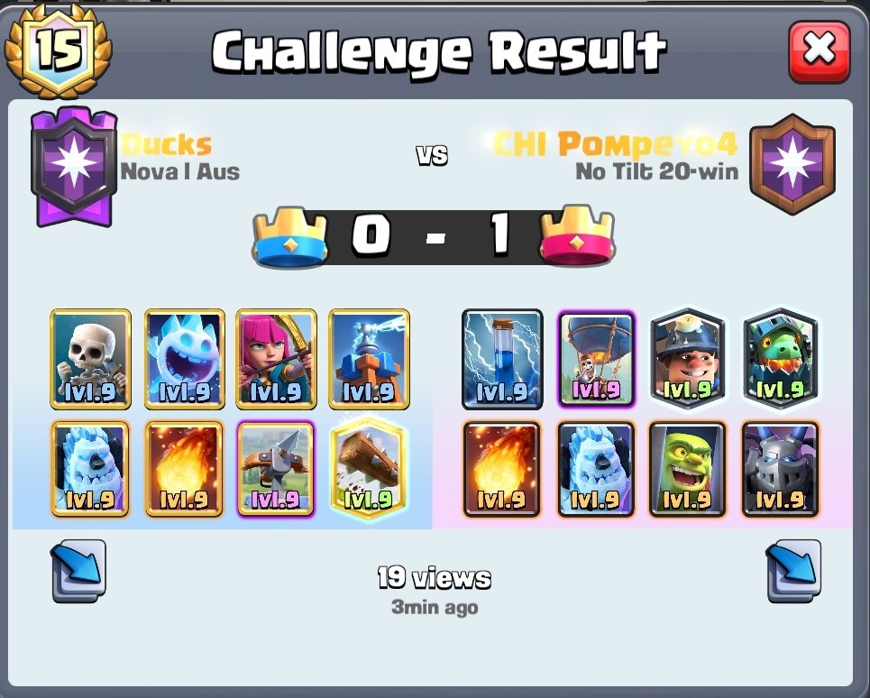 SsDucks's tweet photo. Just versed @Pompeyo4CR , came close to winning but made some small mistakes towards the end. https://t.co/EfQ7FQcd2h