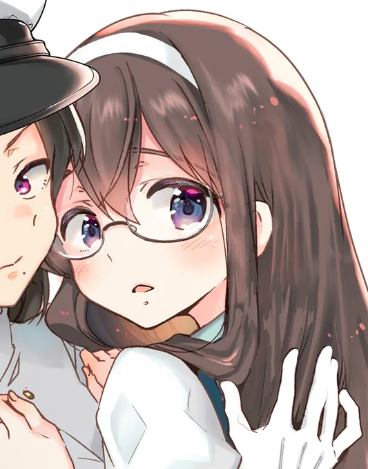 女提督と大淀さん 