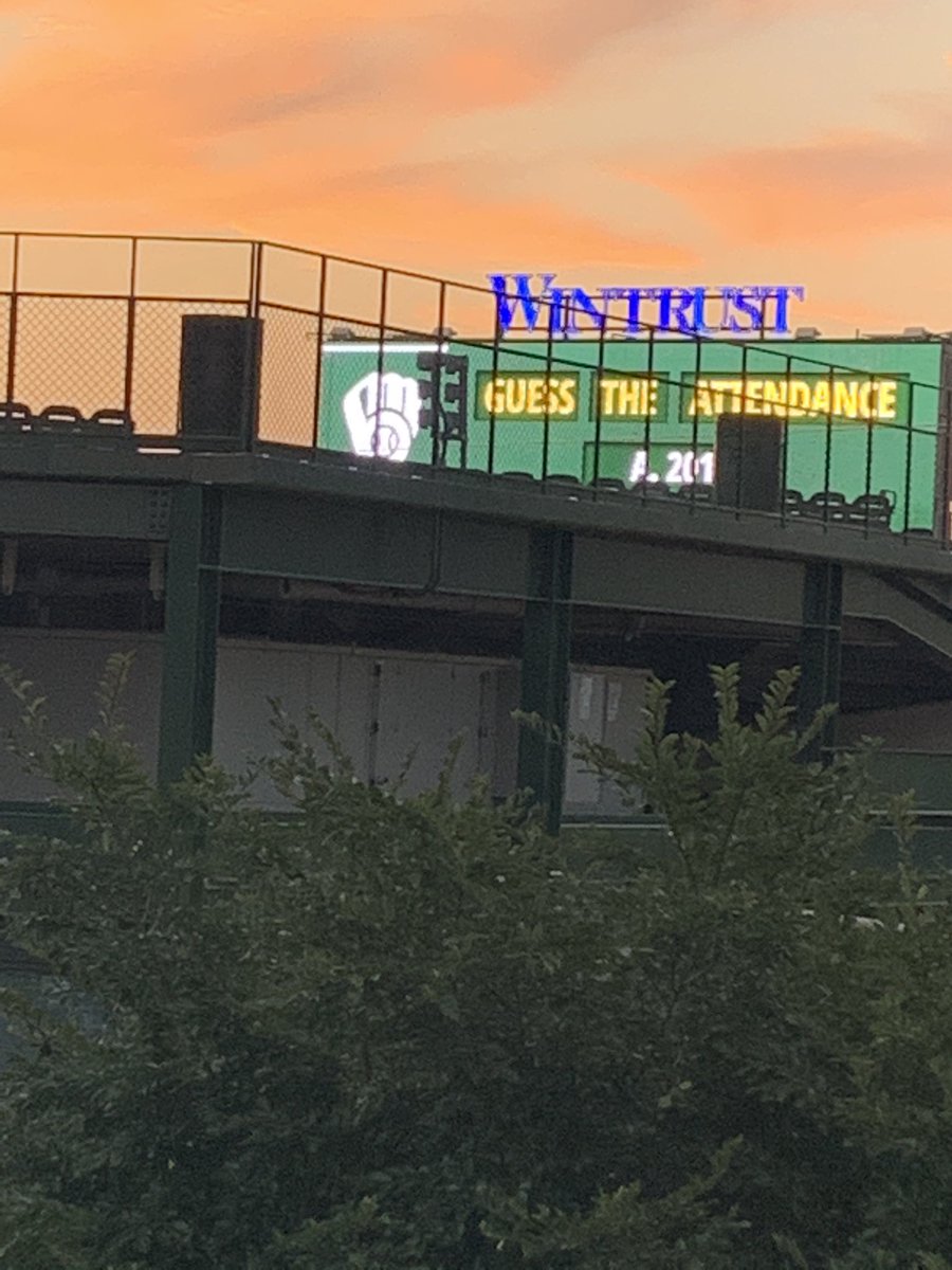 Timbo1007's tweet photo. Thank You @Cubs for still playing “Guess The Attendance” 😂 https://t.co/BCjR5bWq42