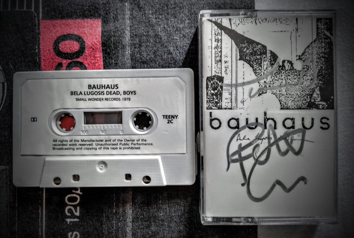 FelipeVinyl_77's tweet photo. My collection cassettes with Bela signed @petermurphyinfo and @davidjhaskins México city january 2019 @clauzzen @RUTHMILCA @EyescreamProd @NewWaveAndPunk @Bauhaustheband1 @_Bauhausmusik #petermurphy #hexen @Emilydance10 @universaltheory @MagicCrystal7 @BauhausBandFans https://t.co/R2M1HpJOrP