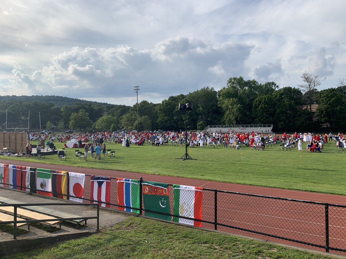 WHSGendron's tweet photo. Well done Class of 2020 and @BraggsWHS2020!  Congratulations!  @WalthamSchools @WalthamHS https://t.co/vZiPKR2tly