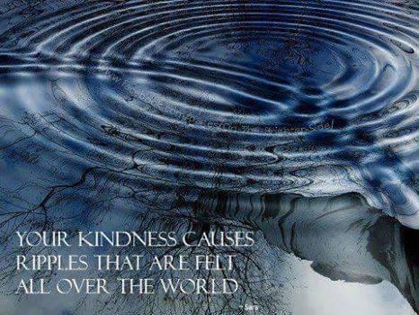 PSYCHICTWINS's tweet photo. Your kindness causes ripples... https://t.co/MS0x2DdUf8
