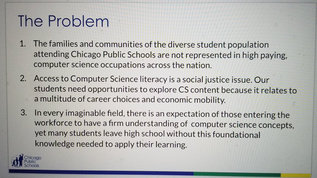 cs4allcps's tweet photo. Thank you Principal Ball (@GageParkHS), Principal Palz (Chicago Tech), and AP VanderJagt (Hyde Park) for lending your voice to our session on Equitable CS Expansion today! Your visions for our @ChiPubSchools students have no limits! #TheBestAreWithCPS #CSForAll #CSForCPS https://t.co/2zOGKQJrMw