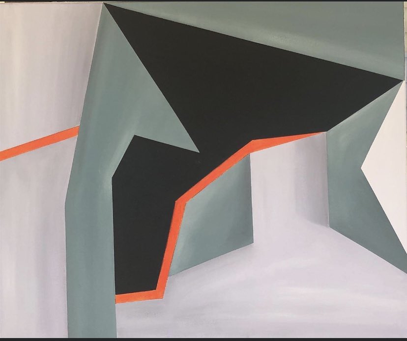 LAWAHouston's tweet photo. Katia Machado created these paintings by looking at the shapes that surround us. By observing,  she is able to take these shapes, their shadows, and the light that reflects on them onto a canvas. Want to know more? Follow her in Instagram and Facebook @katiamachadoart https://t.co/O4MIcQIB8u