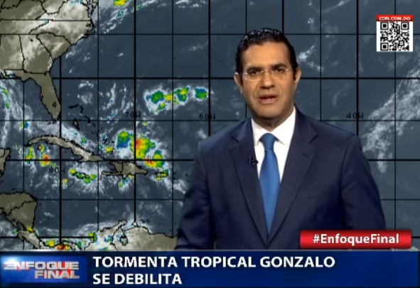 cdn37's tweet photo. #EnfoqueFinal La tormenta tropical Gonzalo se debilita, pero se mantiene una vigilancia estricta por si registra algún cambio. #CDN37 https://t.co/C5LgX4VGNL
