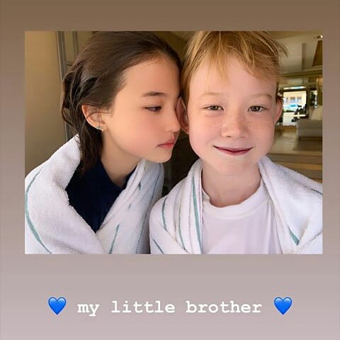 ellagross_py's tweet photo. 24/07/20 #UPDATE📸

 ➟ESP

historia de instagram🌸

💙Mi pequeño hermano💙

➟ENG

instagram stories🌸

💙My little brother💙

────────
#ellagross #model #trainee #yg #theblacklabel https://t.co/Dxixal9HHo