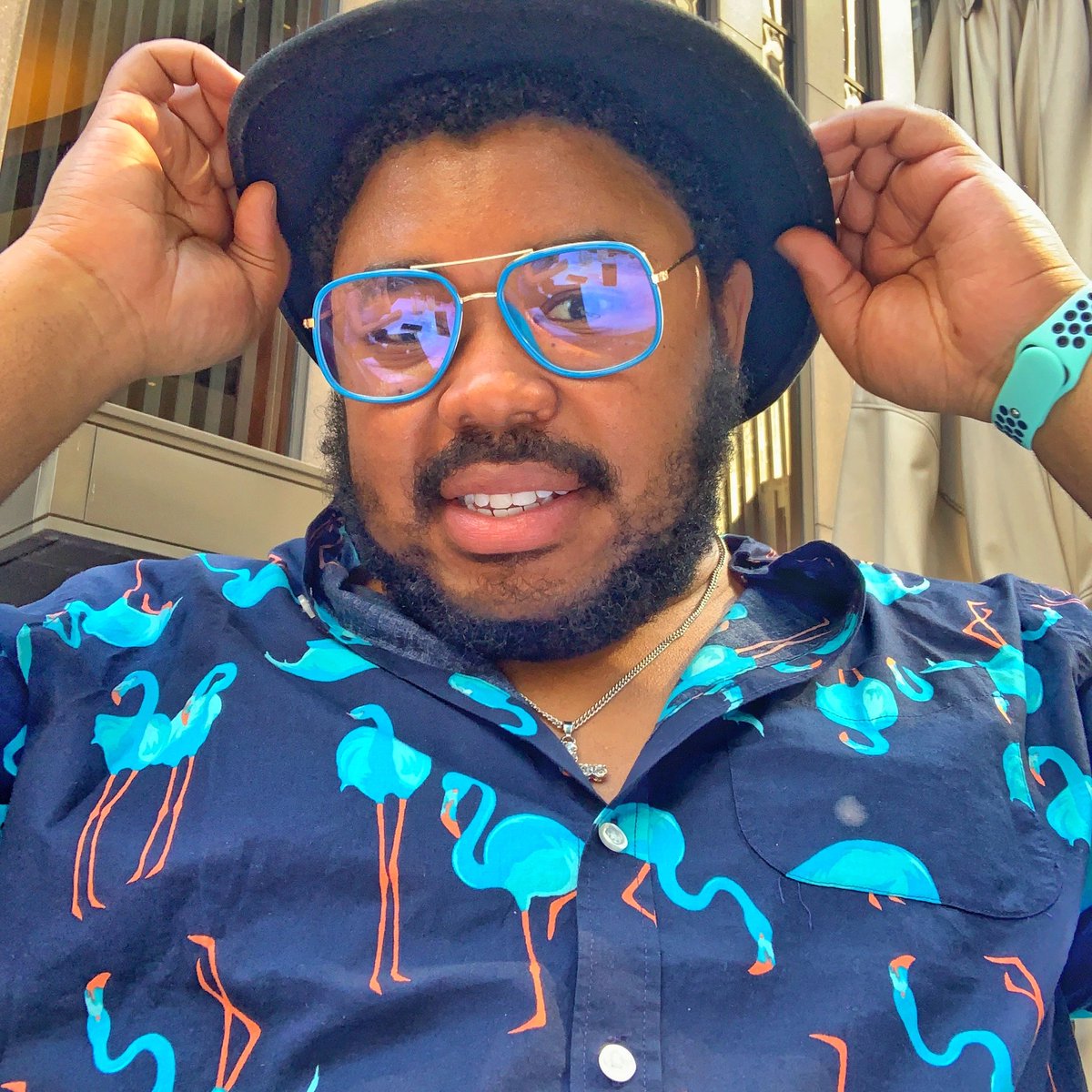 JTDoesNYC's tweet photo. I am in love with this shirt! @OldNavy hooked ya boy up! ๐ฆฉ๐ฆฉ๐ฆฉ
*
*
#gay #InstaGay #BeardGay #BeardedGay #TheBeardedHomo #InstaGay #GaysOfNYC #GayPic #GayPride #Pride #GayDude #GaySelfie #LGBT #GayVibes #Gay2020 #MensFashion #MensStyle #MensWear #MaleModel #plussizemale https://t.co/HCsPRzZEba