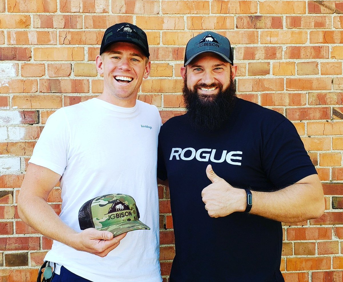 JG_Bison's tweet photo. Taylor drove all the way from Texas to buy a couple of our hats!!!
.
.
.
No not really, we aren't that cool. He was passing through and wanted to say hi and see what we have going on. So glad we got to see you again Taylor!

#JGBison #BeLikeBison #DoItForTheBison https://t.co/MPJ1fnqf7U