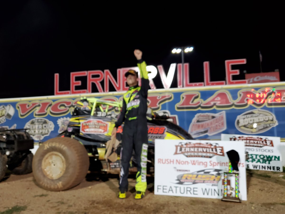 Lernerville's tweet image. Congrats to Jeremy Weaver tonight&apos;s  @RUSHSprints main event winner!