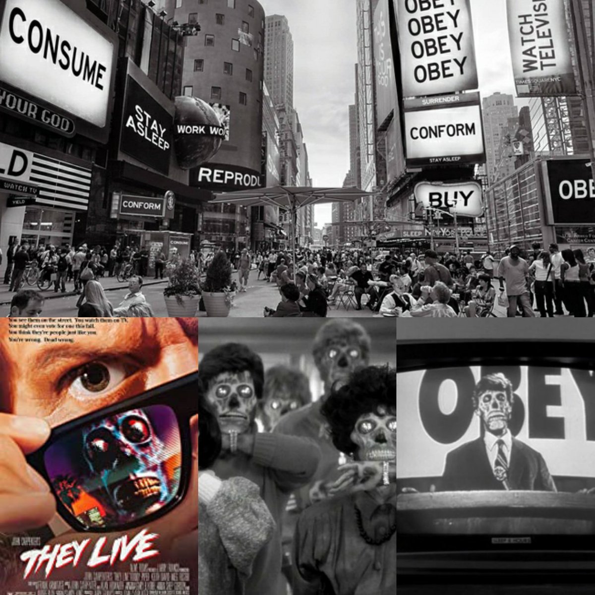 My son wanted to watch a movie. So i put on the movie They Live for him.