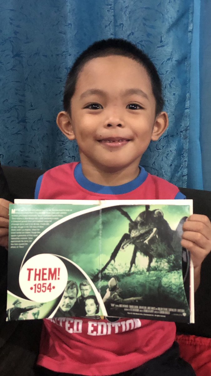 PMedeirosAPC's tweet photo. @gangstergish Great article, Stephanie! I introduced THEM! to my grandson and he loved it. Been following your Silver Screams blog for one year now. I would love to see a review on THE THING FROM ANOTHER WORLD (1951), my favorite ‘50s sci-fi/horror classic. https://t.co/jhuGID2XDu