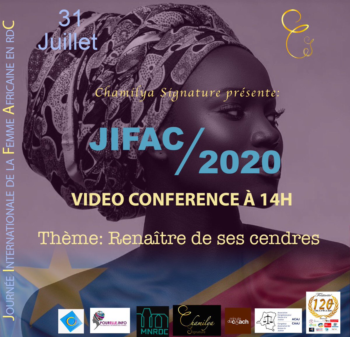 ExkluzivaC's tweet photo. JIFAC 2020, Une #conférence qui réunit les #femmes #Africaines autour d’un #Sujet. Ne manquez pas le 31 Juillet au Musée national @BLomeya @AwaNdiayeSeck1 @NseyaPatricia @colette_tshomba https://t.co/29W72ZBxSP
