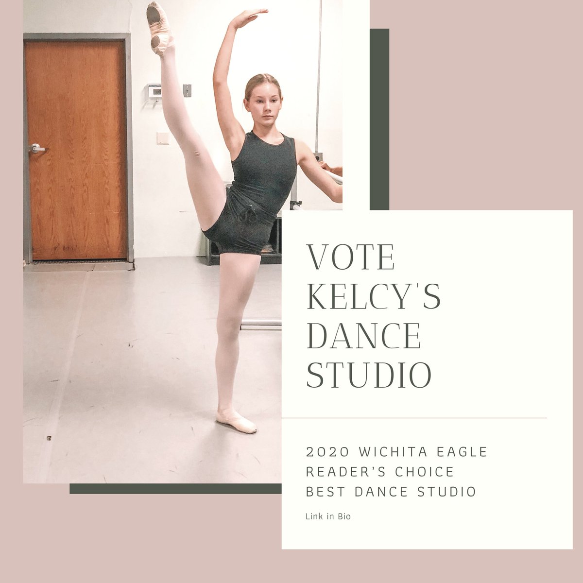 eaglereaderschoice.com 

Please vote for Kelcy’s Dance Studio for best studio in Wichita!